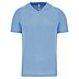 Sportshirt V-Neck Basic Man in Sky Blue