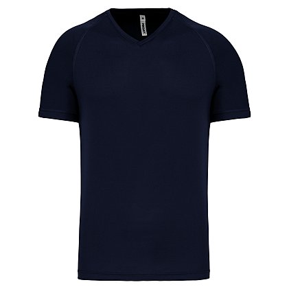 Sportshirt V-Neck Basic Man in Sporty Navy