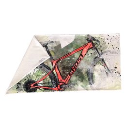 Der fotorealistische Druck macht das TWIN-STAR Sporthandtuch zum Aufsehen erregenden Werbemittel