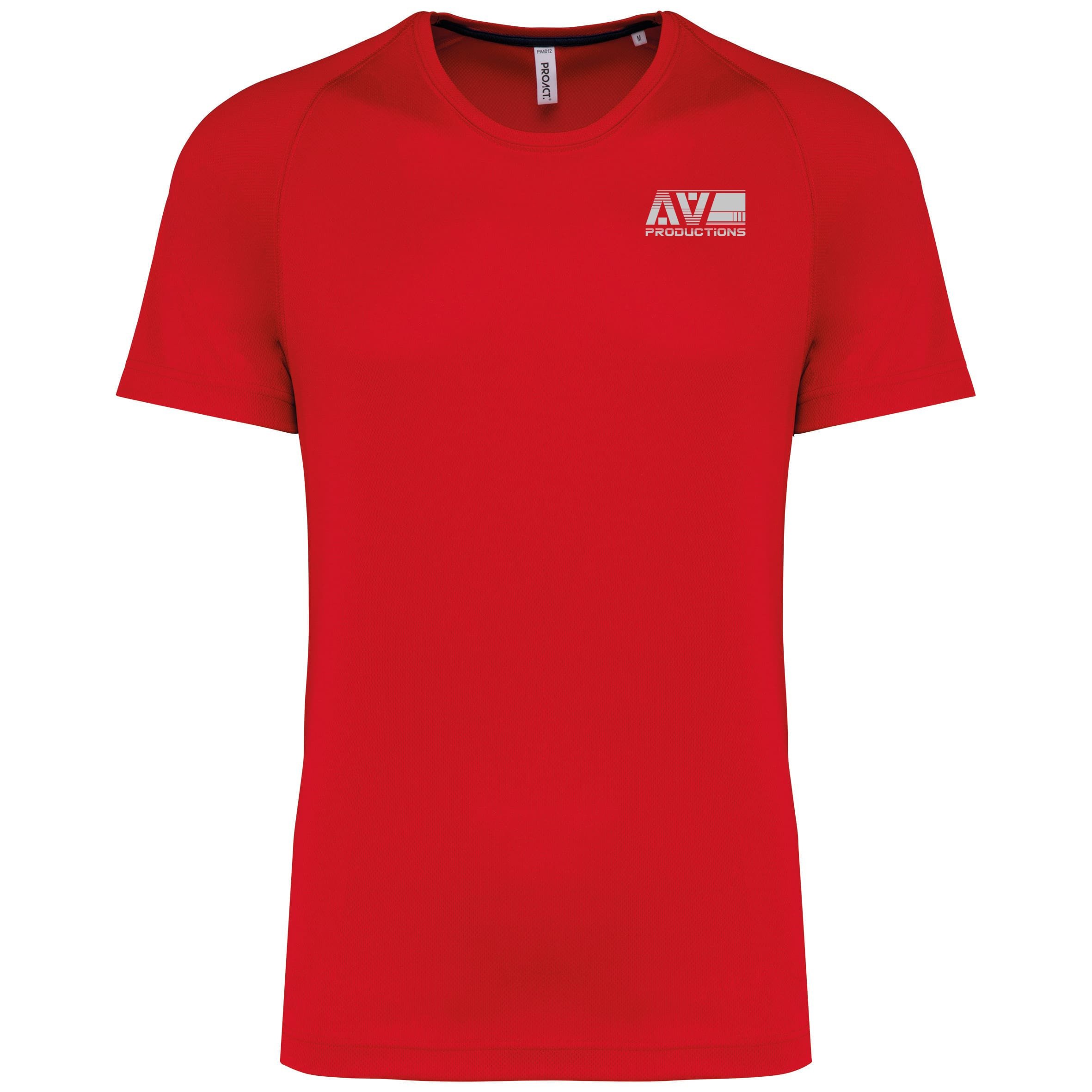 Werbe-Shirt aus 100 % recyceltem Polyester in red