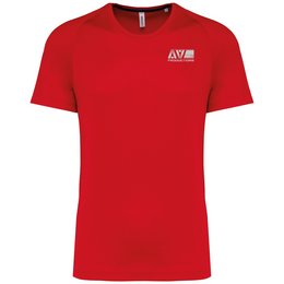 Werbe-Shirt aus 100 % recyceltem Polyester in red