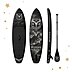Individuell gestaltetes Stand up Paddle Board in schwarz als ausgefallenes Weihnachtsgeschenk für Kunden und Mitarbeiter