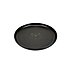 Stoneware-Teller 22 cm in Schwarz – edler Keramikteller aus Steinzeug, ideal für Hotels und Restaurants.