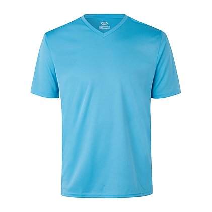 T-Shirt Yes Active für Herren in Cyan