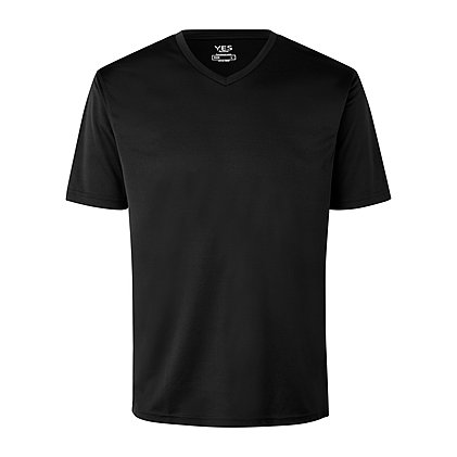 T-Shirt Yes Active für Herren in Schwarz
