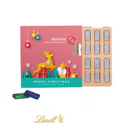 Täfelchen Adventskalender mit Papierblister