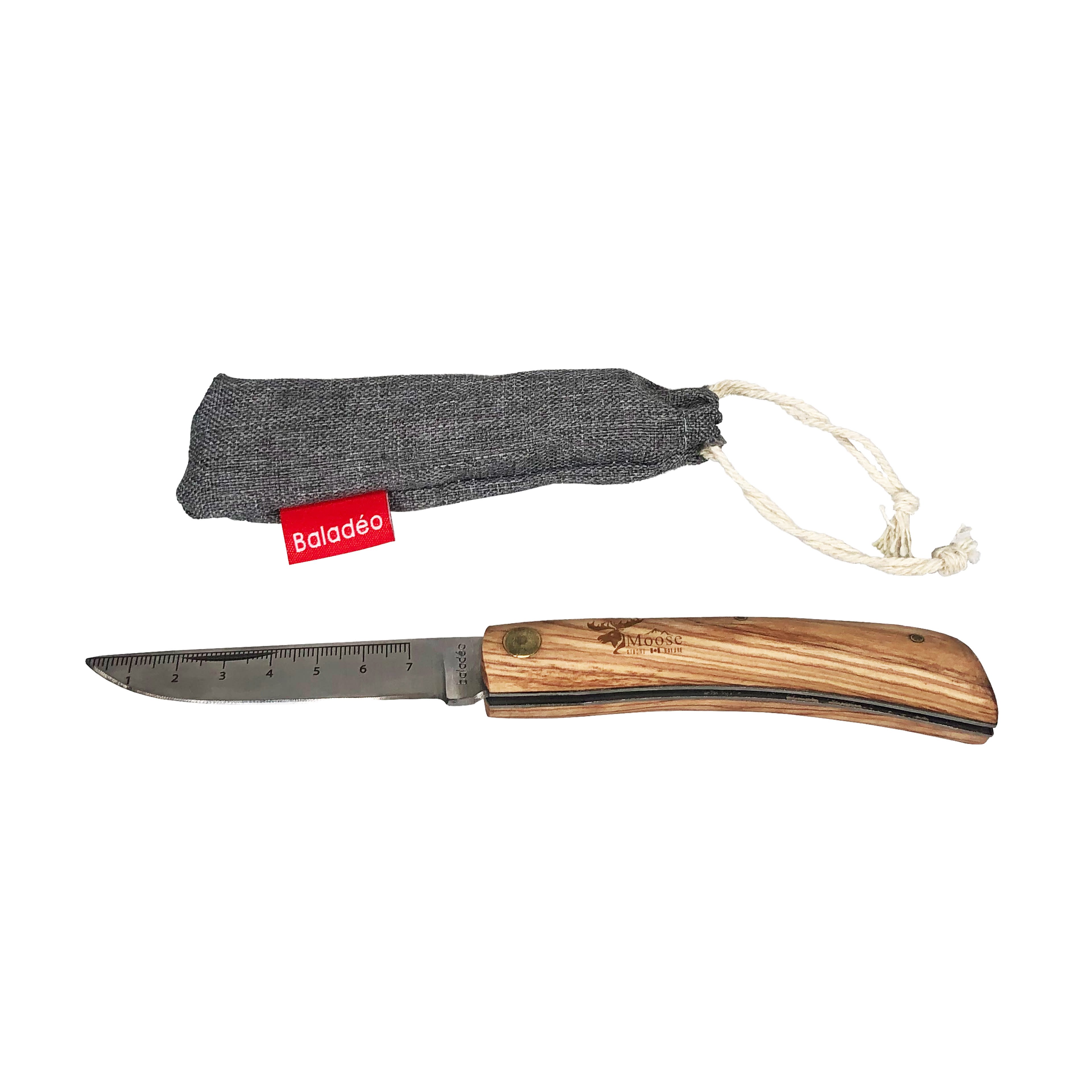Werbe-Taschenmesser OLIVE mit Olivenholzgriff