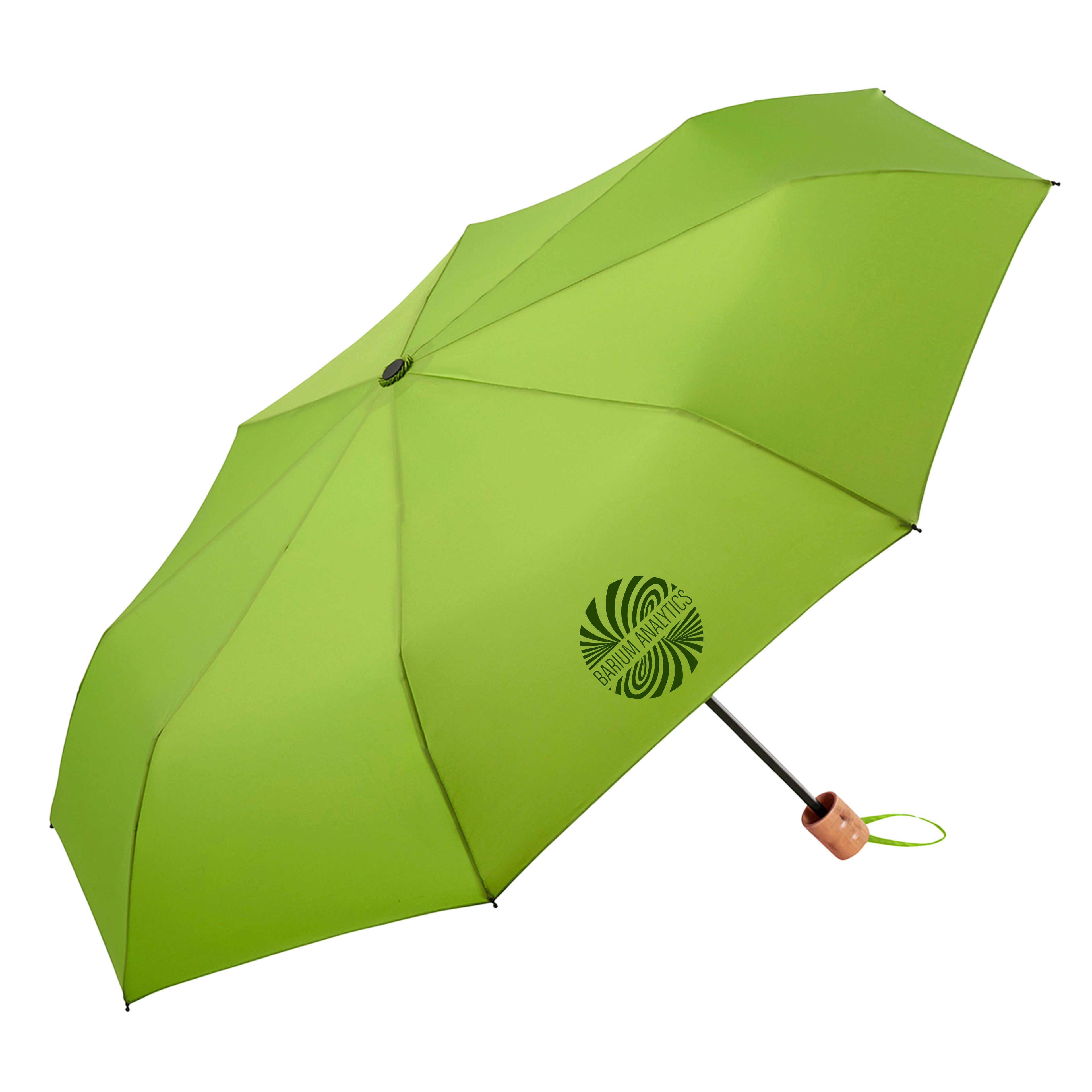 Werbe-Taschenschirm "MINI-ÖKOBRELLA SHOPPING" mit individuellem Druck