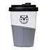 Werbe-Coffee-to-Go-Becher Wave Form 467 mit 1c Teildekor
