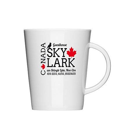 Tasse High Conference Form 341 mit 2c-Teildekor Transferdruck