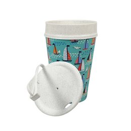 Den Iso To Go Style - Kaffeebecher mit maximaler Werbefläche durch Rundumdruck