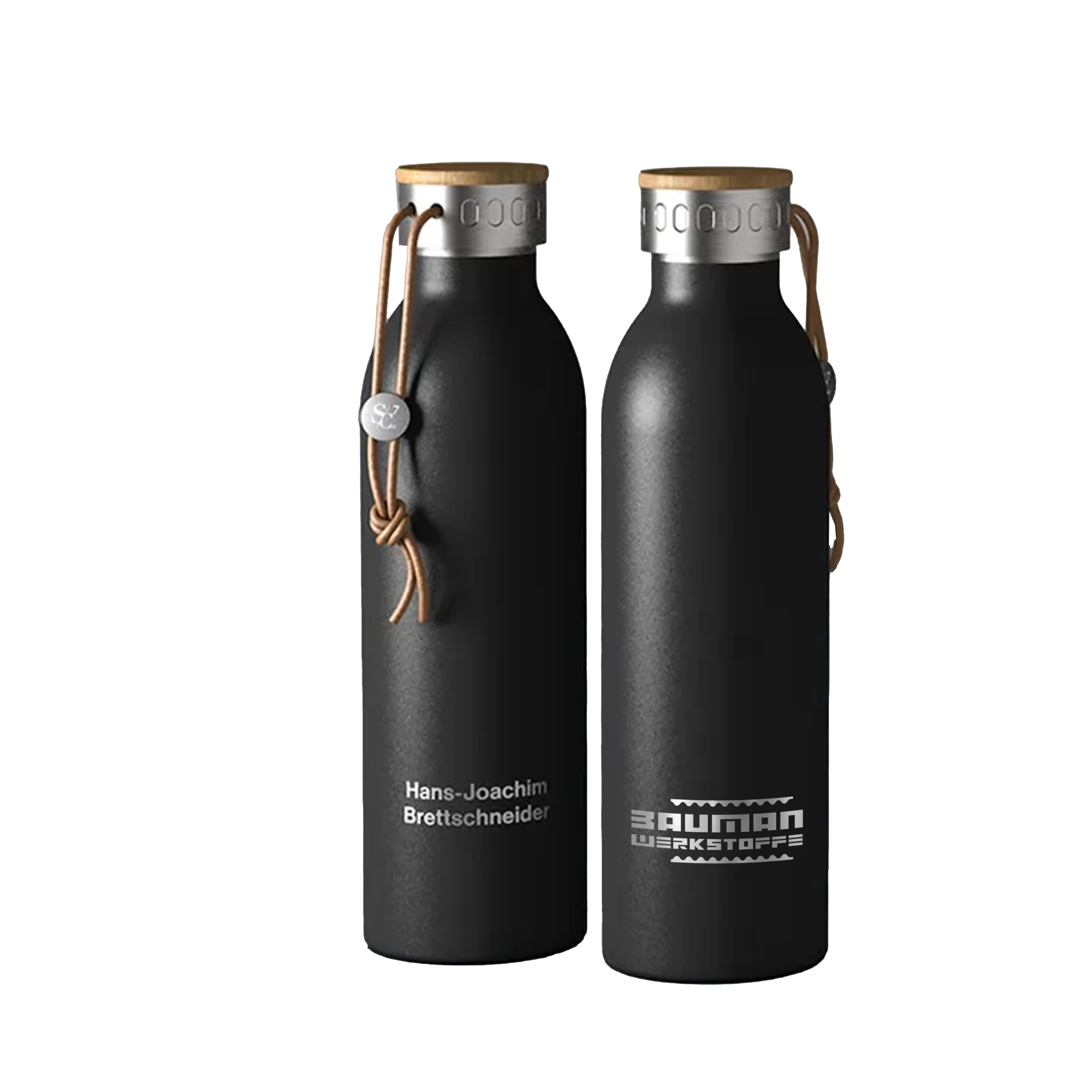 Werbe-Thermo-Trinkflasche Hyte aus doppelwandigem Edelstahl