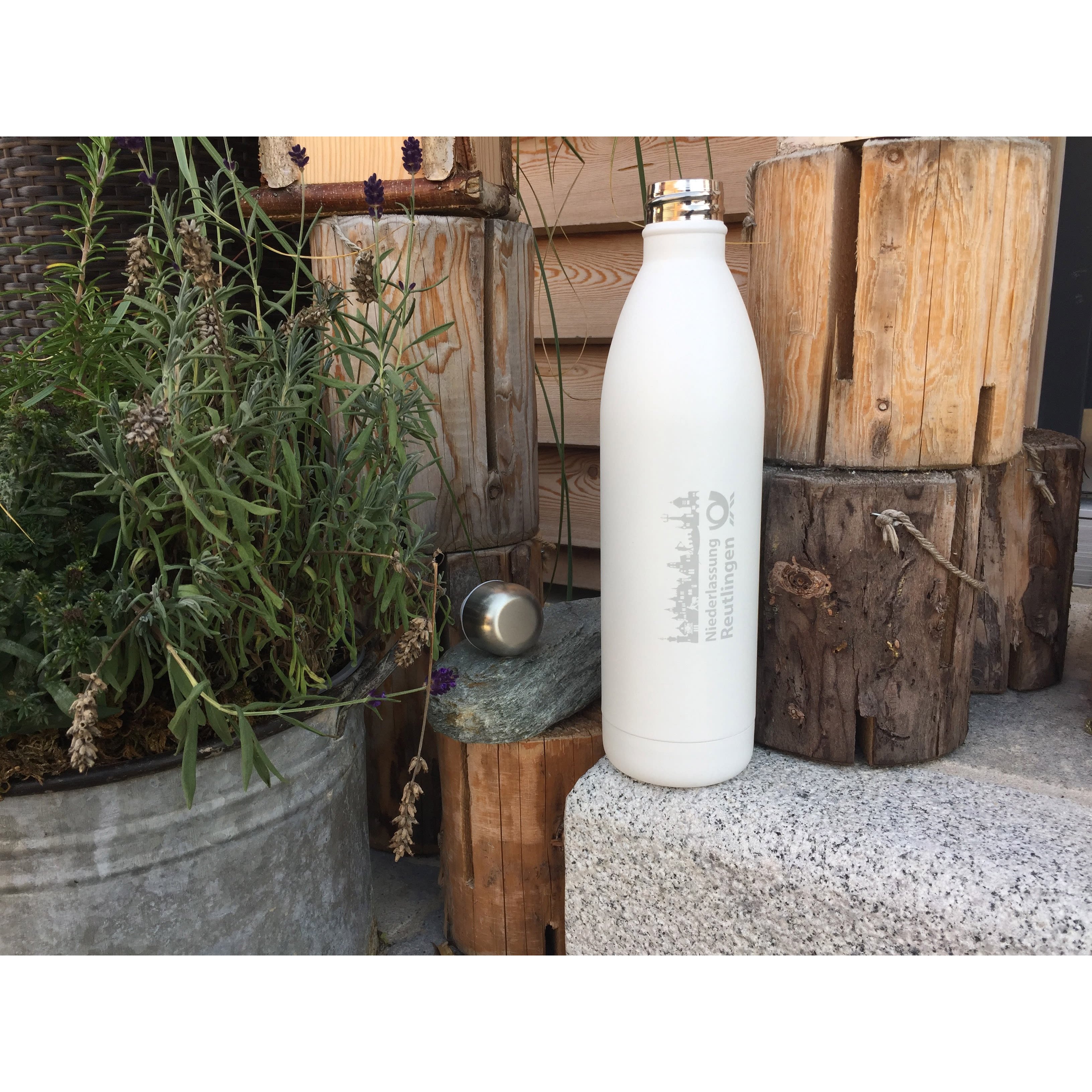 Werbe-Thermo-Trinkflasche Nizza mit Logo