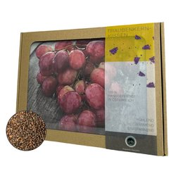 Traubenkernkissen inkl 4c Druck 26 x 19cm und Kartonverpackung