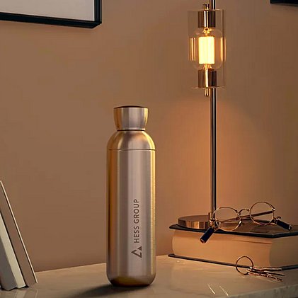 Werbe-Trinkflasche Zoda aus Edelstahl, auslaufsicher, spülmaschinengeeignet