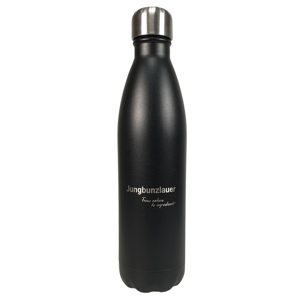 Edelstahlflasche aus Markenqualität mit Logo-Lasergravur