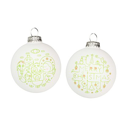 Weihnachtskugel 8cm individuell bedruckbar, als Set oder Einzelartikel erhältlich