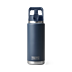 Robuste Thermosflasche mit Trinkhalmverschluss als Werbegeschenk
